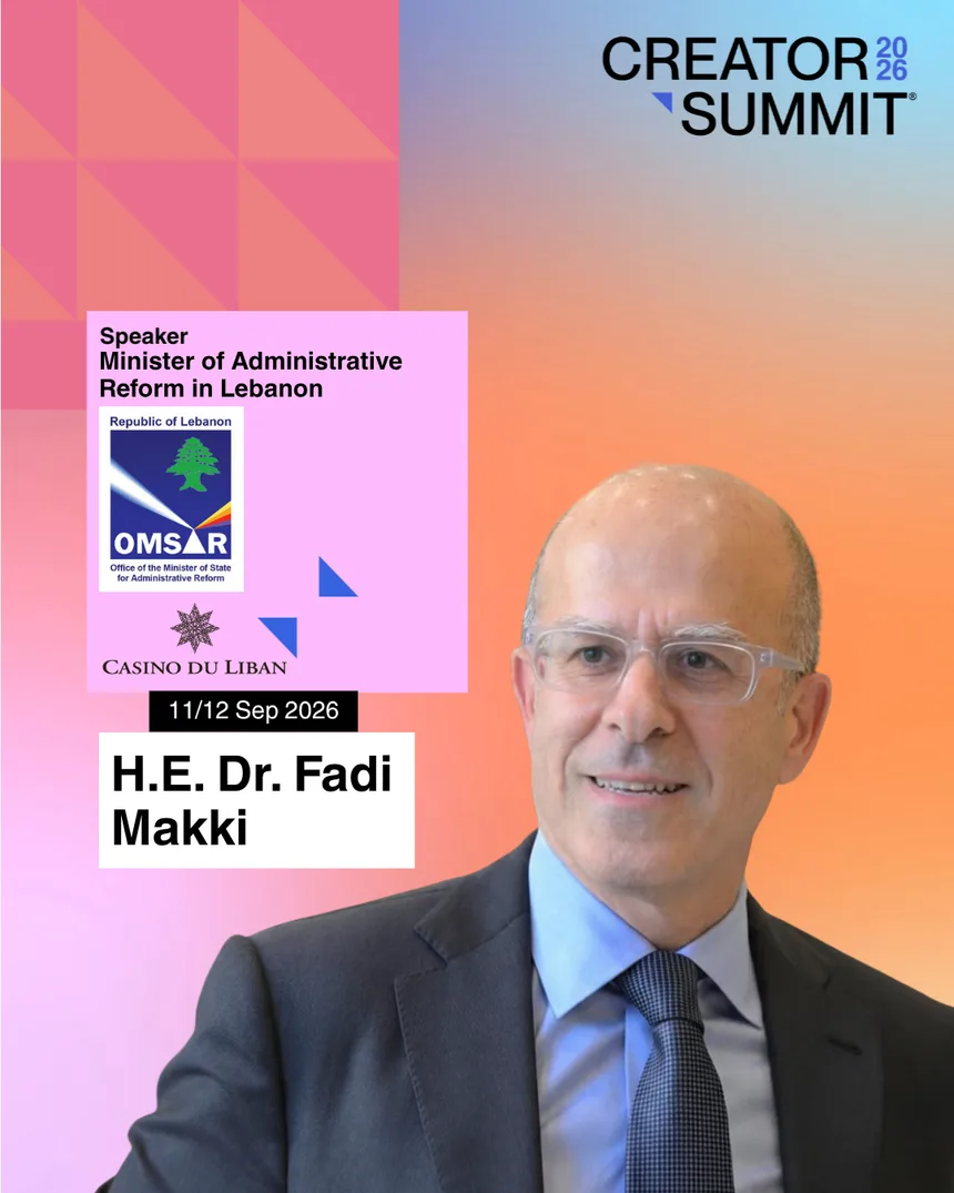 H.E. Dr. Fadi Makki, Minister of Administrative Reform in Lebanon