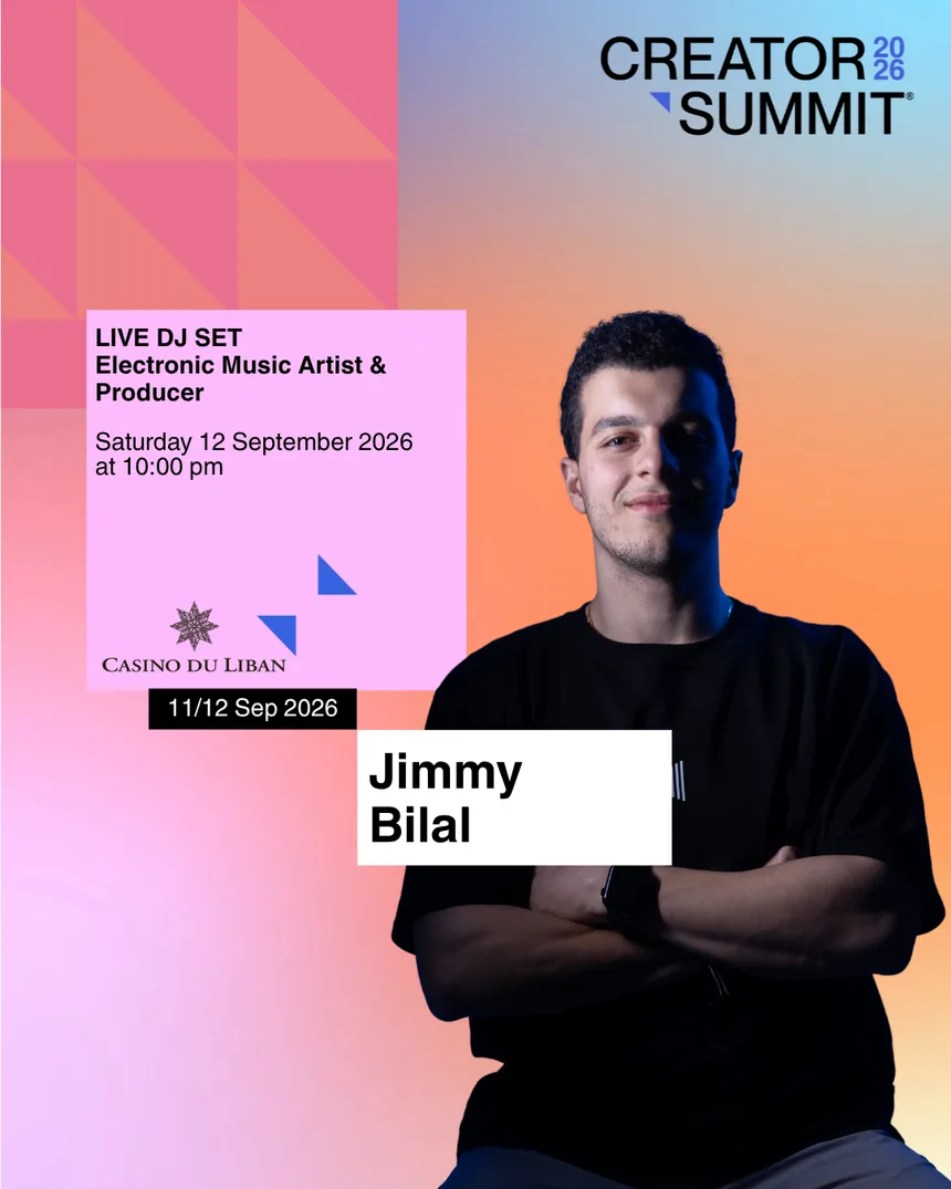 Jimmy Bilal, Live DJ set · Electronic Music Artist & Producer, Saturday 12 September at 10 pm