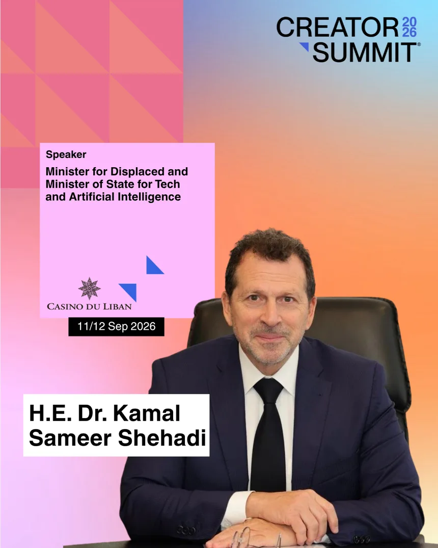 H.E. Dr. Kamal Sameer Shehadi, Minister for Displaced and Minister of State for Tech and Artificial Intelligence