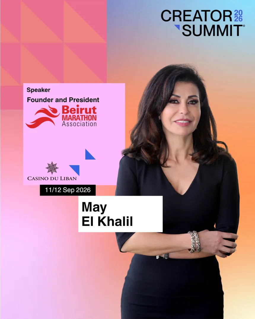 May El Khalil, Founder and President, Beirut Marathon Association
