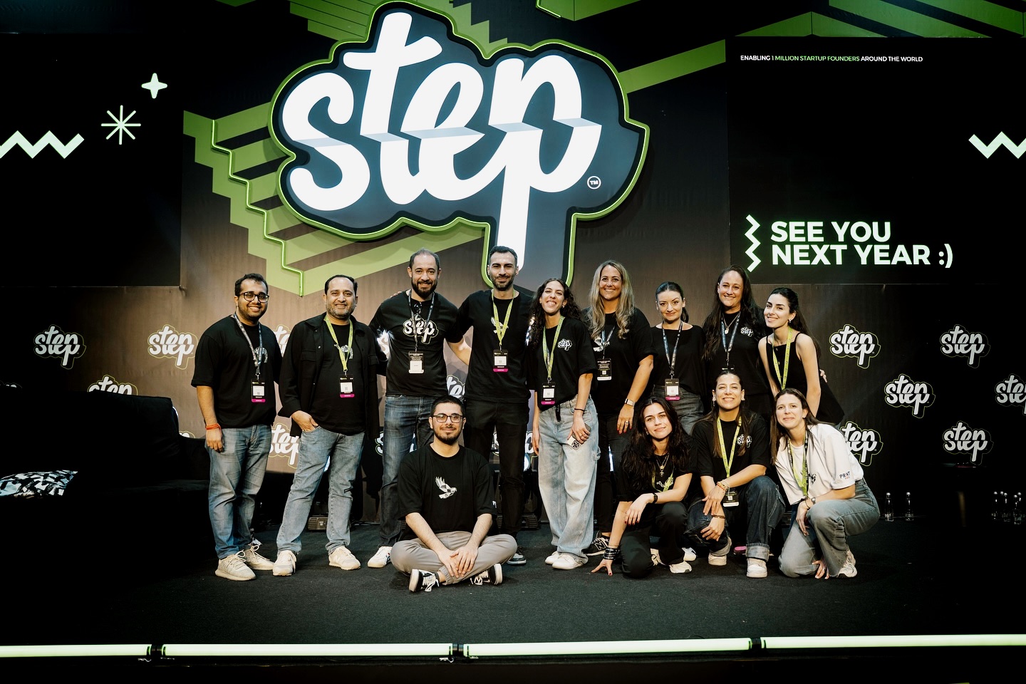 The Step team on the main stage at the close of the 2025 edition