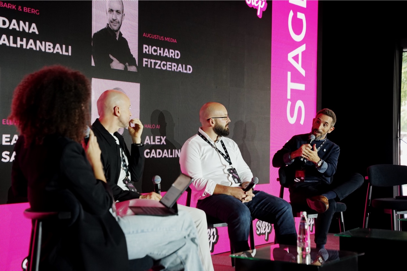 A panel in conversation